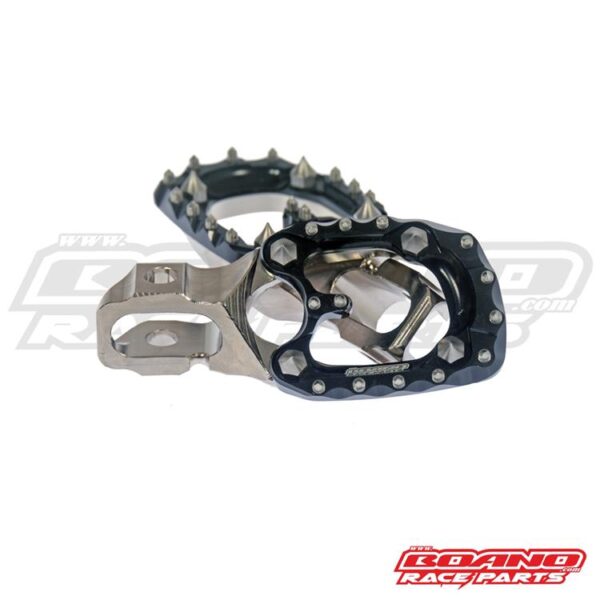 STEEL footplates BETA RR 20-> with BLACK Ergal Pad