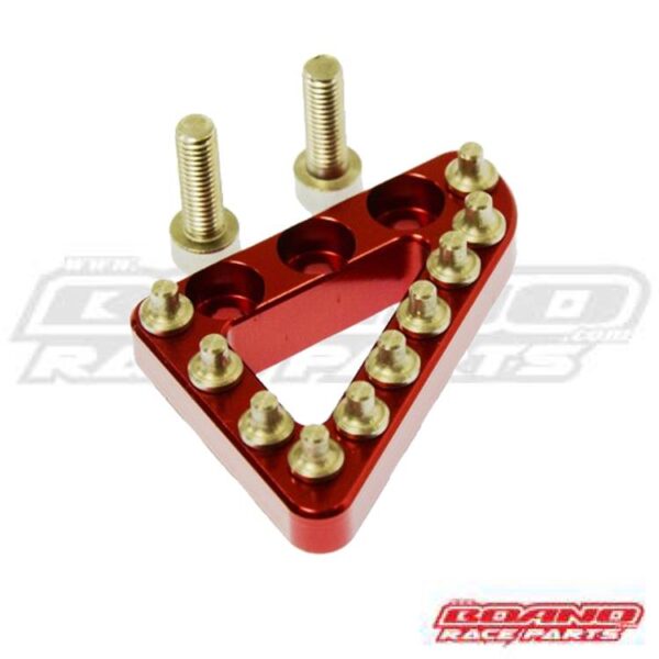 Adjustable Ergal CNC brake pedal tip. RR 05-> XT ALL