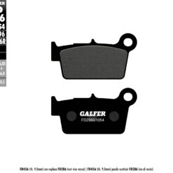 Bakbelägg Org - KX 04-, KX450 -23, RMZ/RM 04-, YZ 03-, Beta 14- GG 10-