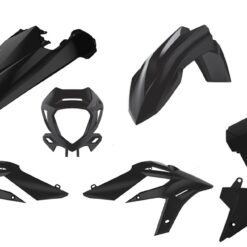 Plastkit enduro med lampkåpa, gaffelbensskydd BetaXtrainer 20-23 svart
