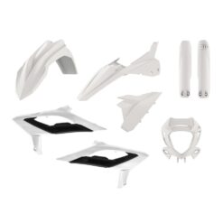 Plastkit Enduro m kåpa, gaffelbensskydd Beta RR 23-24, vit