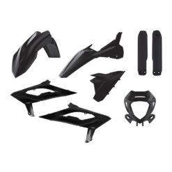 Plastkit Enduro m kåpa, gaffelbensskydd Beta RR 2023, svart