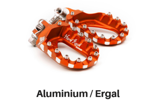 FOOTREST S3 HARDROCK ALU ENDURO ORANGE