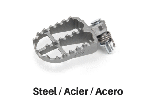 FOOTPEGS ENDURO STEEL HARDROCK