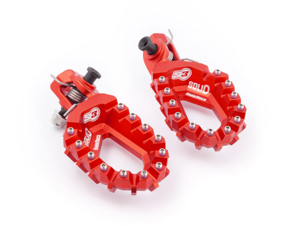 FOOTREST KIT S3 HR SOLID GASGAS RED