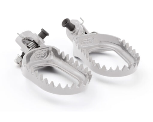 FOOTREST KIT S3 PUNK KTM/HKY/GG SILVER