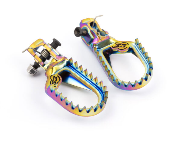 TITANIUM S3 FOOTPEGS  RAINBOW KTM24 + RR