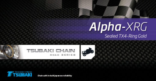 Tsubaki Alpha 2 XRG (MXE) X-ring 520, 118 länkar, 4000kg